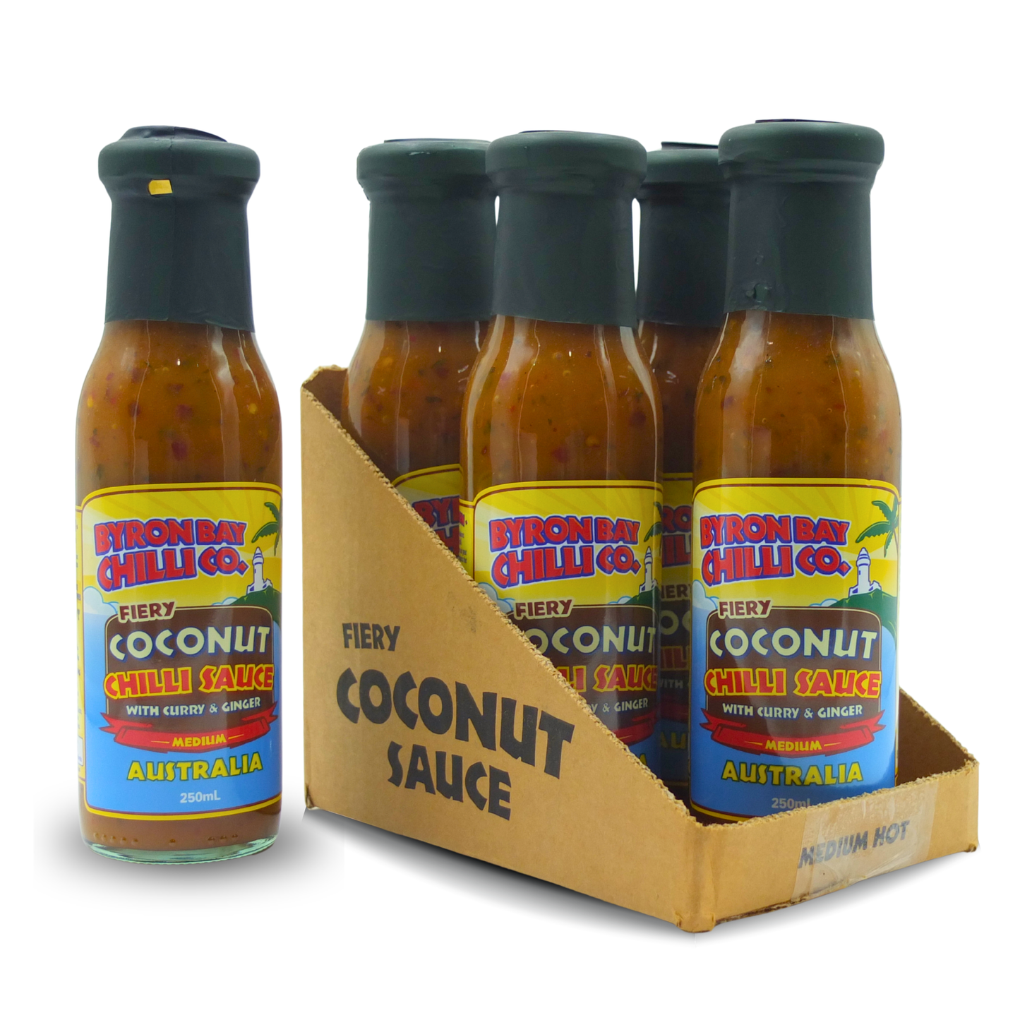 Fiery Coconut Chilli Sauce with Curry & Ginger