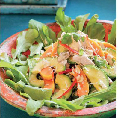 Spicy Chicken Salad with Macadamias