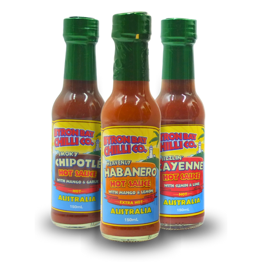 The Hot Sauce Trio