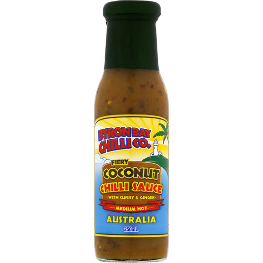 Fiery Coconut Chilli Sauce with Curry & Ginger